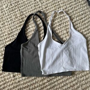 Set of 3 Halter Tops (F21 & Express)